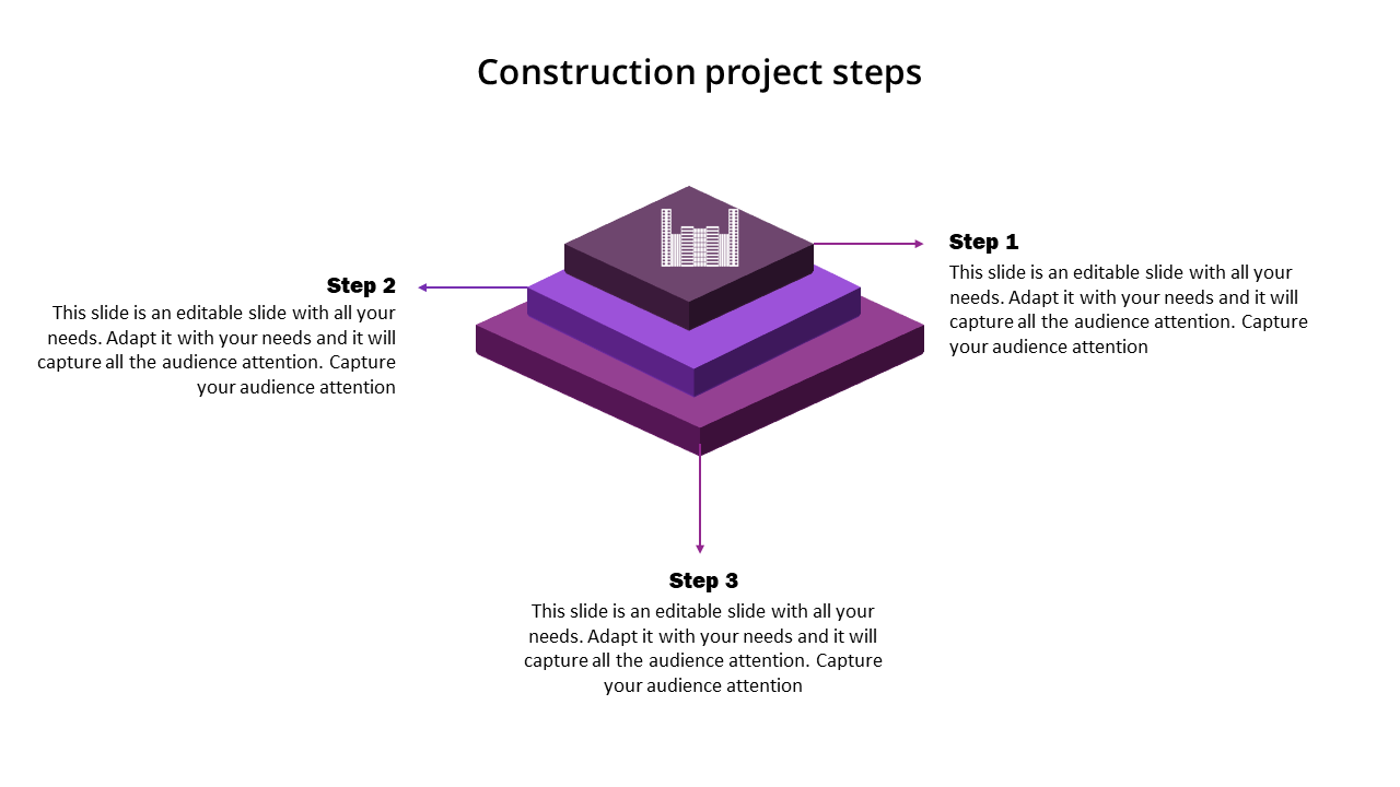 Free - Use Construction Project Presentation Template Designs